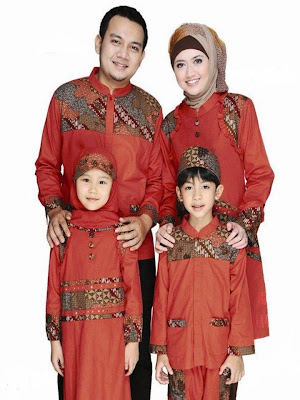 Desain Baju Muslim Keluarga Untuk Lebaran
