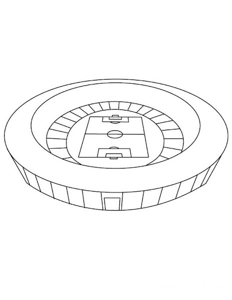 Soccer Stadium Drawing Easy - ImageFootball