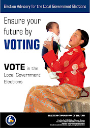 election poster posters commission bhutan