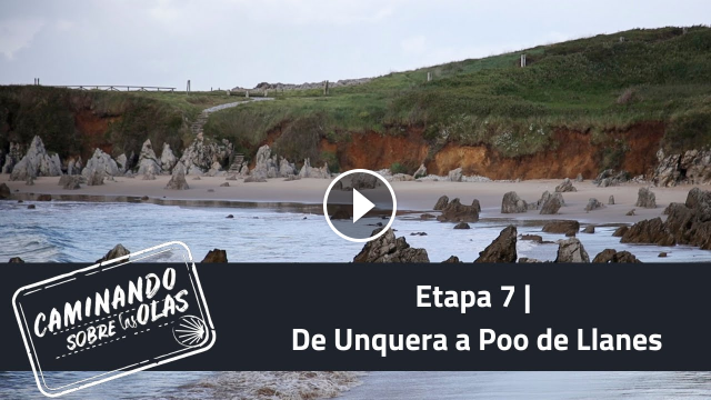 Etapa 7 De Unquera a Poo de Llanes Caminando sobre las olas