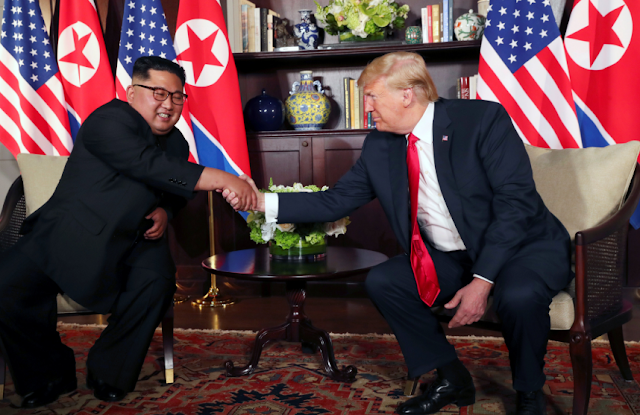 Trump and Kim jung-un