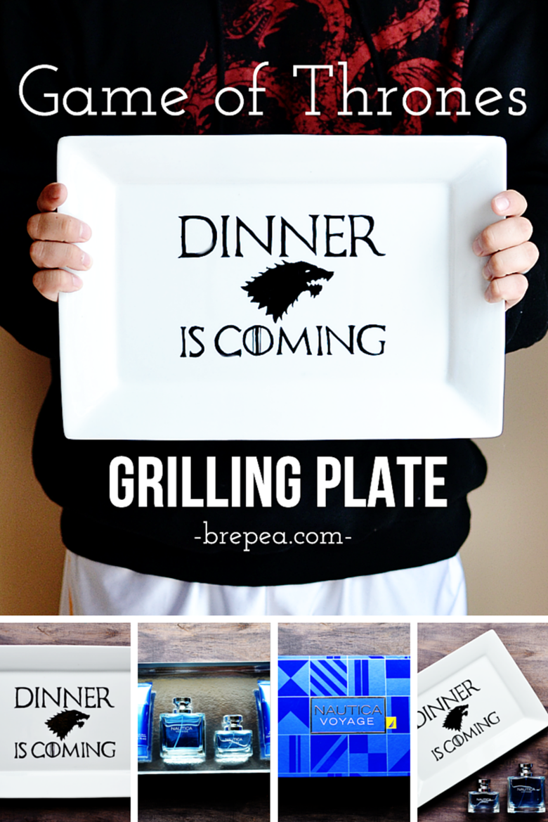 The perfect Father's Day gift for a Game of Thrones fan: DIY Game of Thrones Grilling Plate!