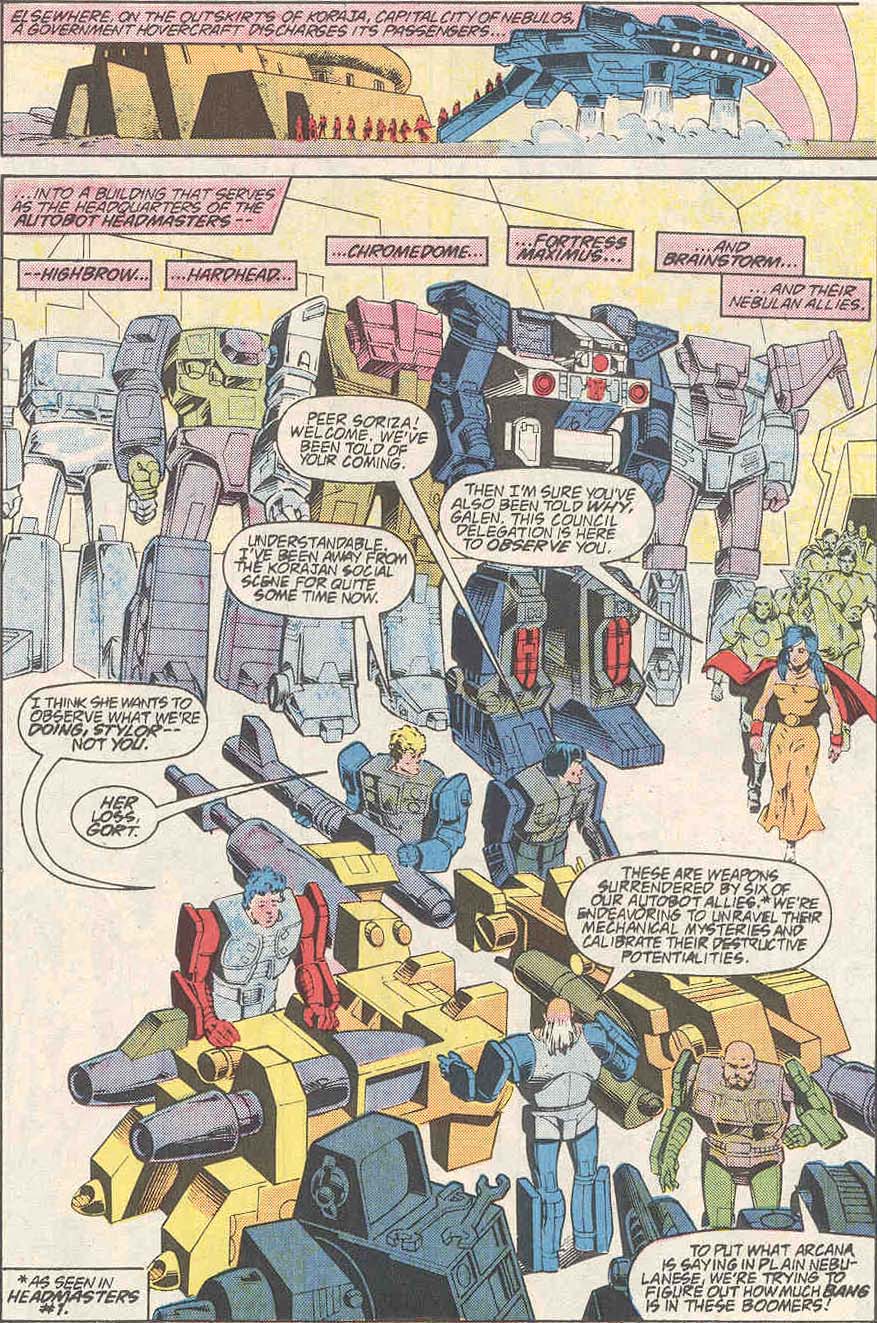 Read online The Transformers: Headmasters comic -  Issue #3 - 11