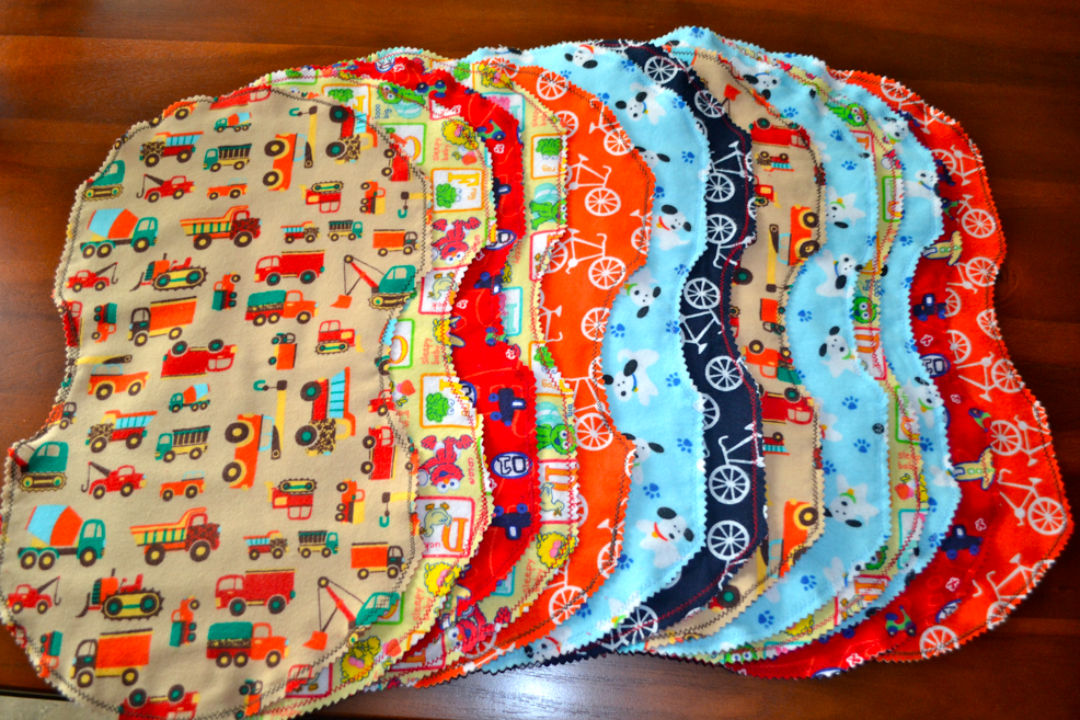 Craft Rookie Flannel Burp Cloths
