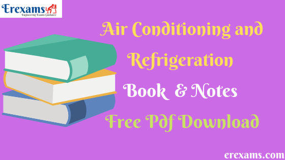 and air conditioning pdf book refrigeration