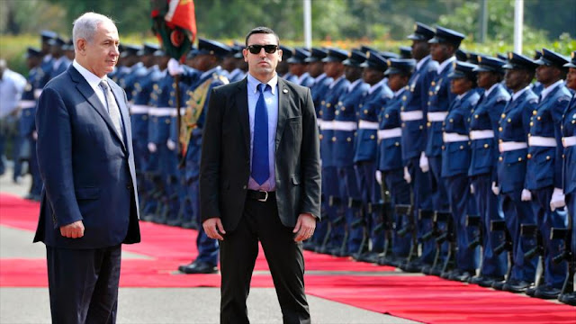 Netanyahu recibido en Kenia al toque del Shofar