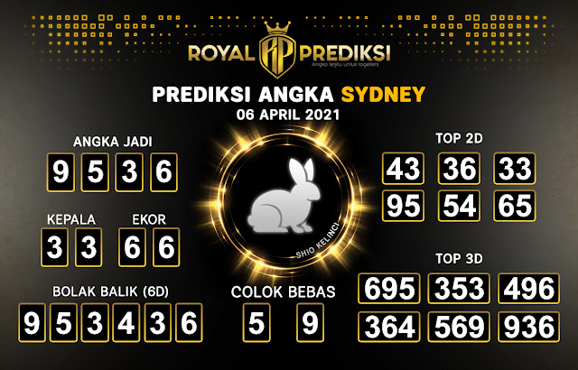 Syair Sydney 6 April 2021 Prediksi Sydney Ubertoto