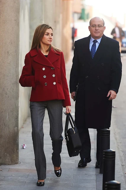 Queen Letizia attends a meeting at Rare Diseases Spanish Federation - FEDER