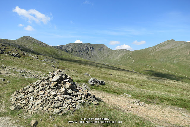 Striding Edge, Helvellyn, walk, hike, route, Patterdale, Glenridding, Ullswater, Lake District