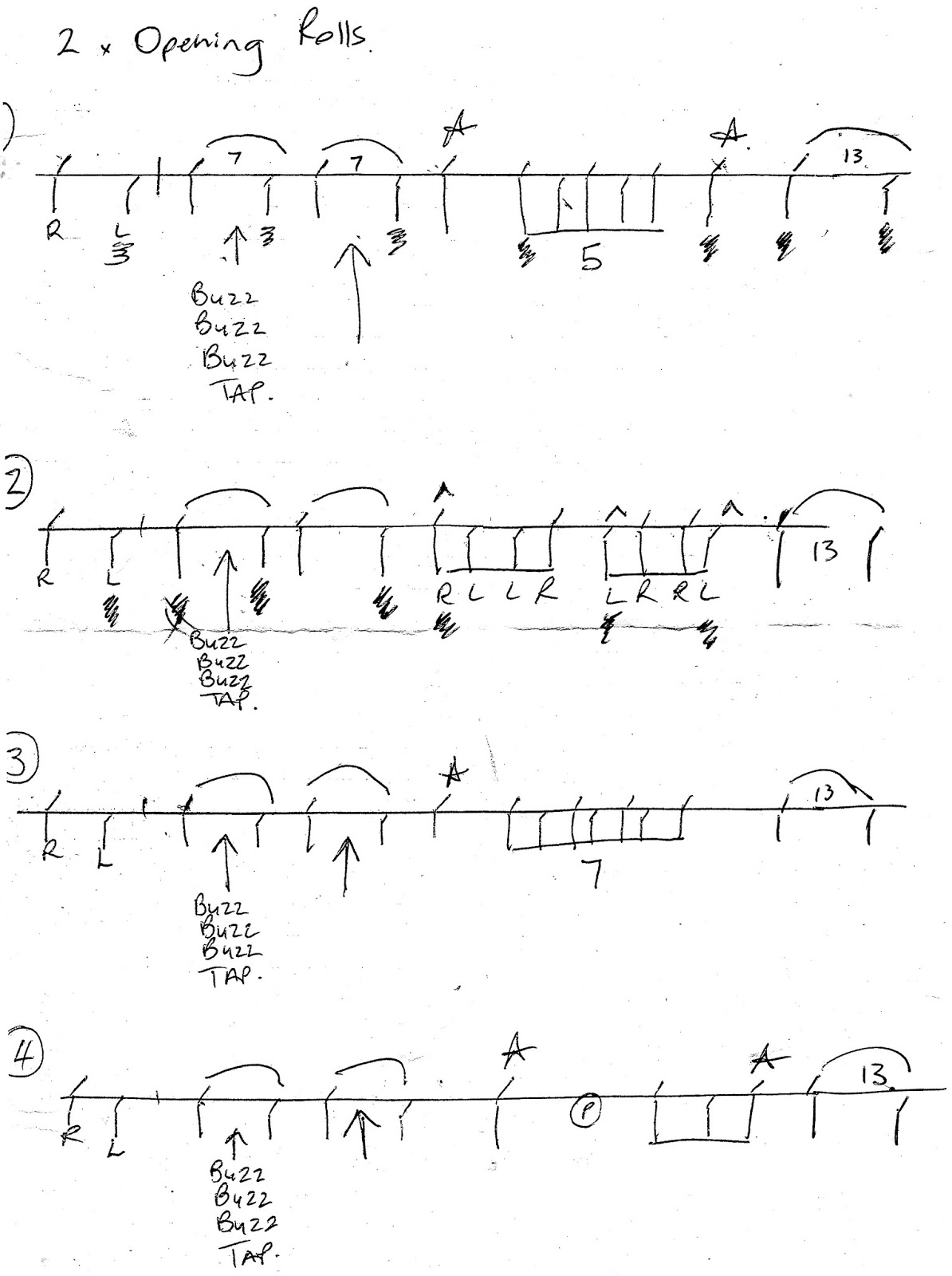 HHPB Sheet Music HHPB Drum Sore Scotland The Brave