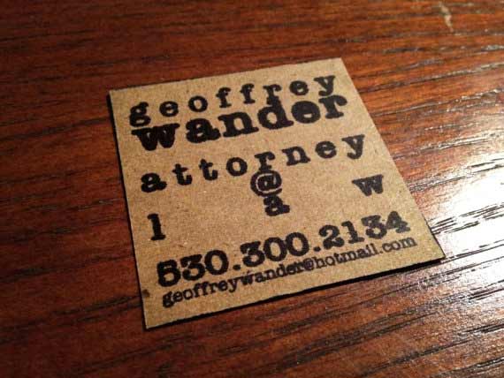 Eco-Friendly Recycled Paper Business Card