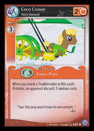 My Little Pony Coco Crusoe, Thick Skinned Premiere CCG Card