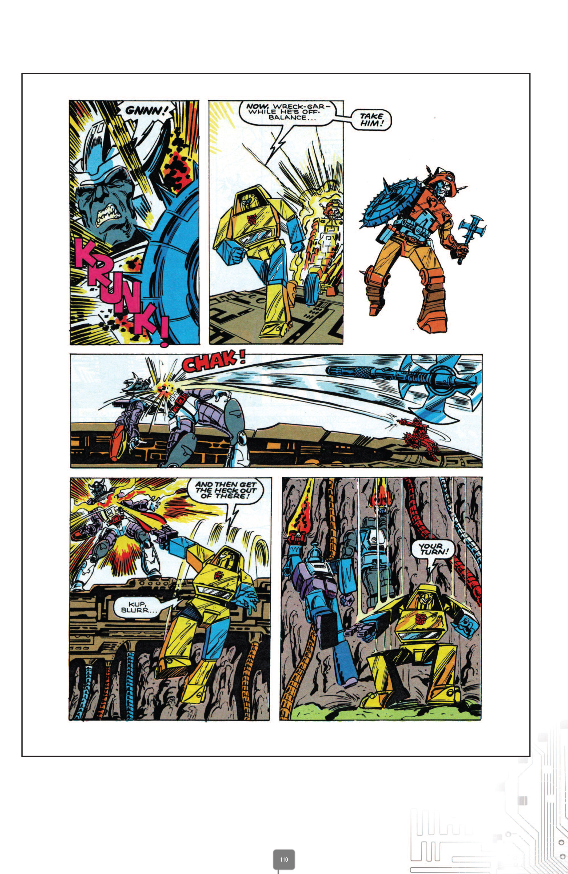 Read online The Transformers Classics UK comic -  Issue # TPB 4 - 110