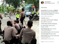 Lagi, Para Polisi Berseragam Pun Terjangkit Kehebohan Klakson Bus Telolet, Videonya Jadi Viral!