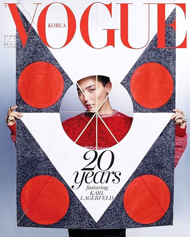 GDragon para Vogue Korea 20 aniversario Agosto 2016 Akío Magazine
