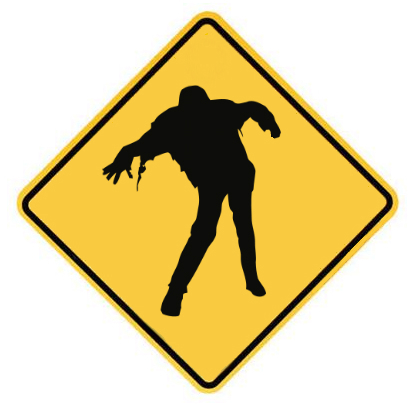 All Hallows' Night: FREE IMAGES - ZOMBIE Party Sign Set