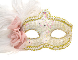 mascara mascaras carnaval rosas detalhes sonhos meus consumos achei encantadora essa fofa tambem vestido um