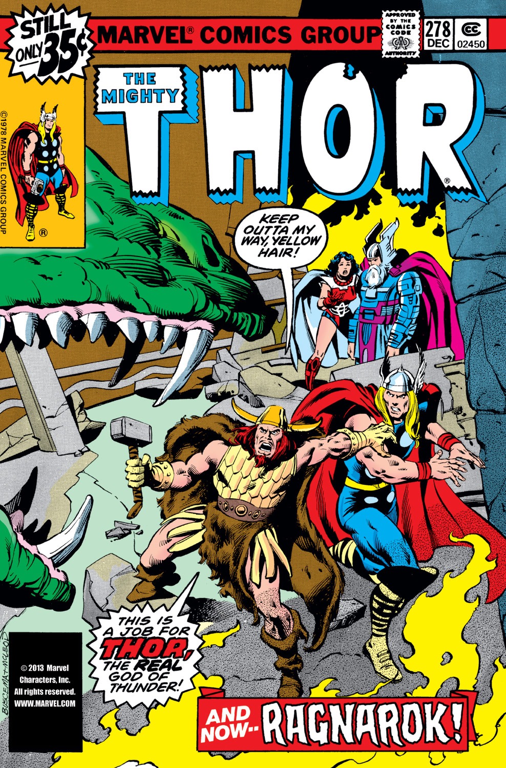 Read online Thor (1966) comic -  Issue #278 - 1