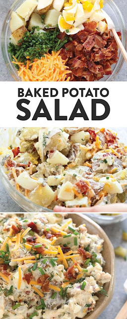 BAKED POTATO SALAD BAKED POTATO SALAD