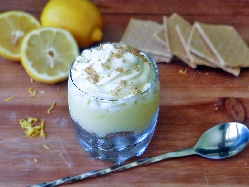 Lemon Curd Parfait | by Life Tastes Good is a sweet and tangy treat that is ridiculously easy to make! #Dessert #LemonParfait