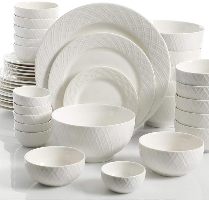 Buy Dishes Online Gibson White Elements Lexington 42Pc. Dinnerware