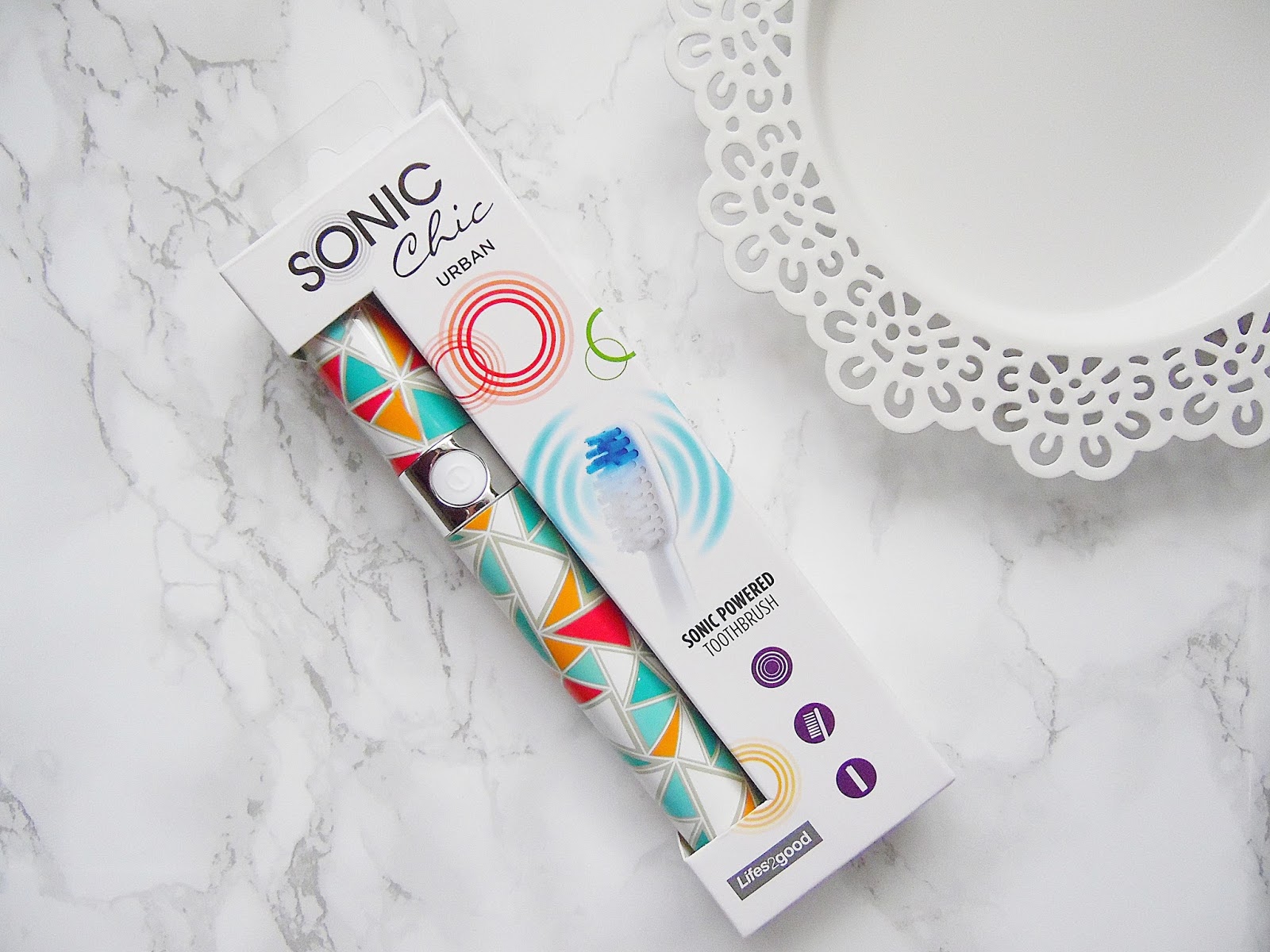 Sonic Chic Electric Travel Toothbrush
