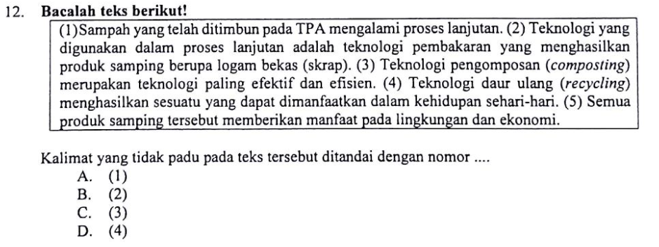 PEMBAHASAN SOAL UN 2016/2017 BAHASA INDONESIA SMP/MTS KOMPETENSI PEMBAHASAN SOAL UN 2016/2017 BAHASA INDONESIA SMP/MTS KOMPETENSI