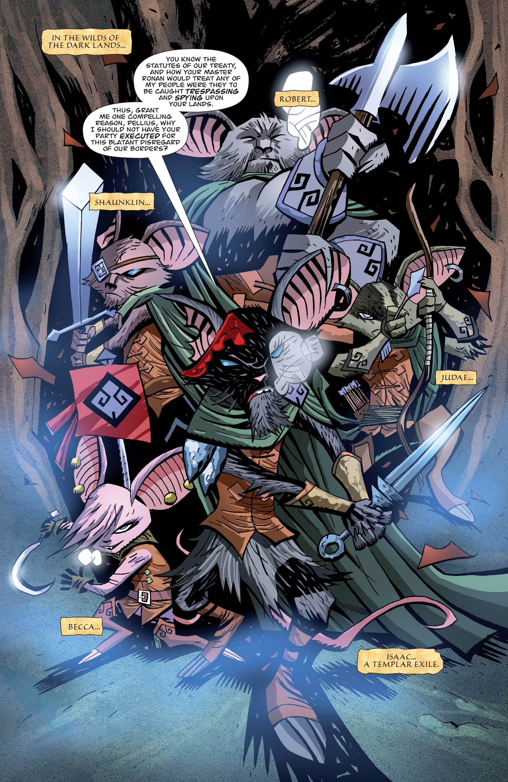 Read online The Mice Templar Volume 3: A Midwinter Night's Dream comic -  Issue # _TPB - 144