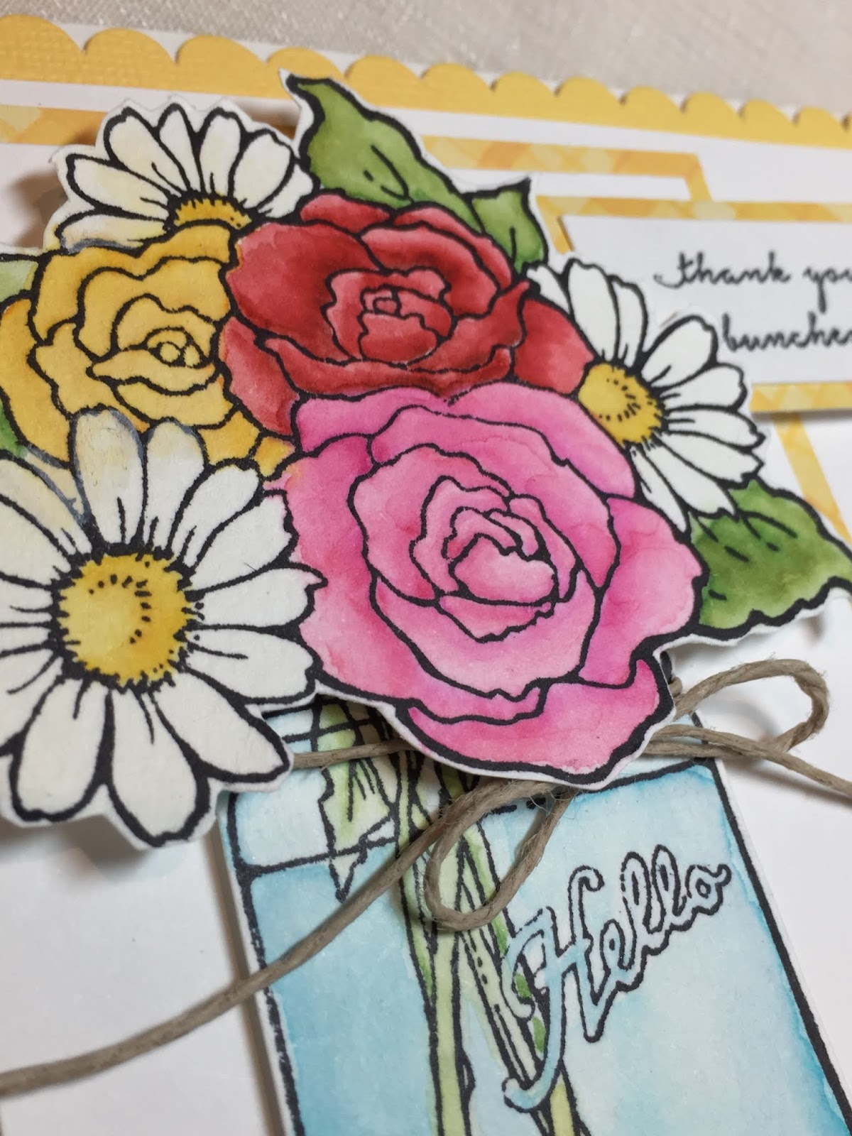 Vintage Scraps Canada Paper Craft Business Challenge September Thank You