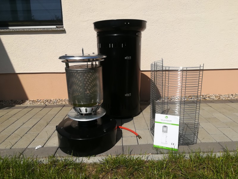 JuCheer testet: Blumfeldt Heizstrahler - auch am Abend bleibt es