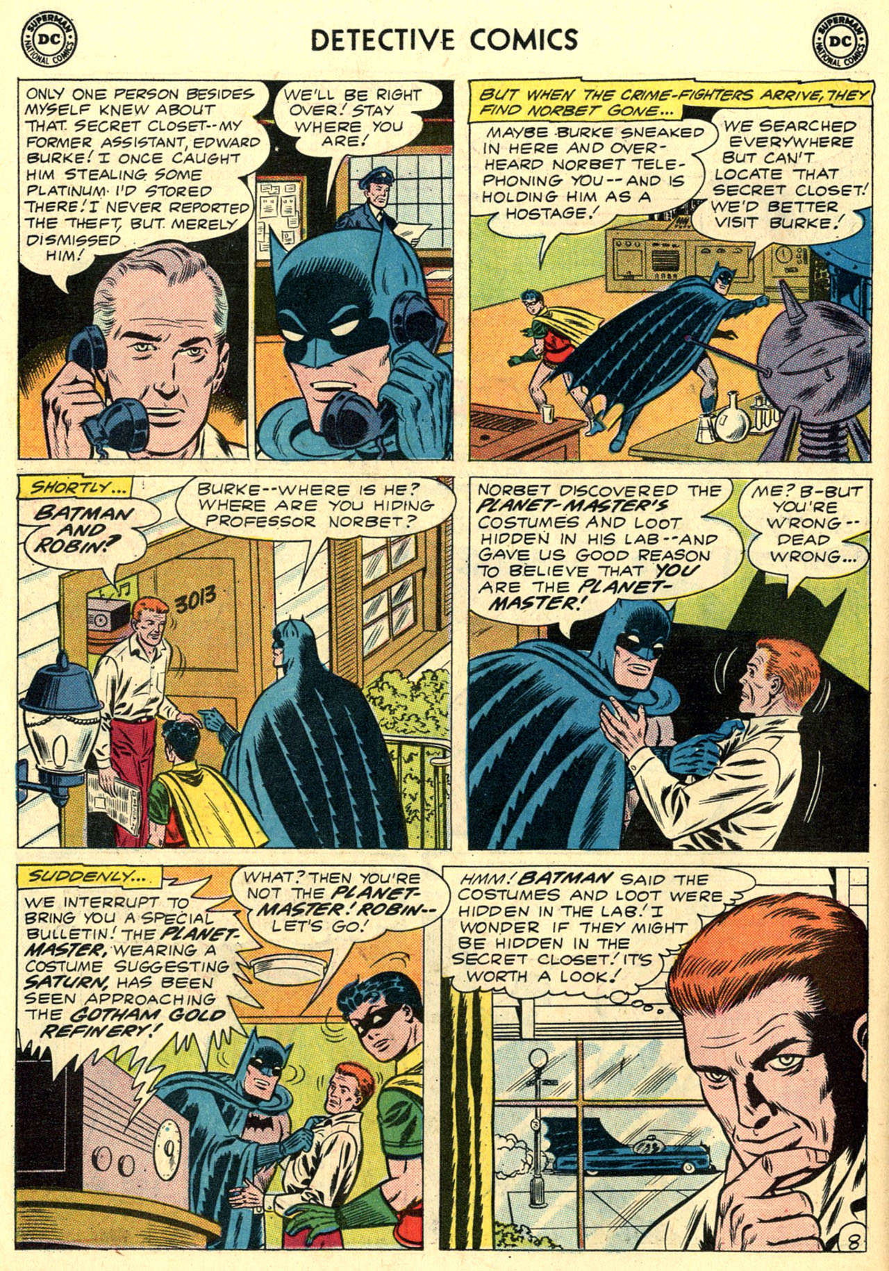 Read online Detective Comics (1937) comic -  Issue #296 - 10