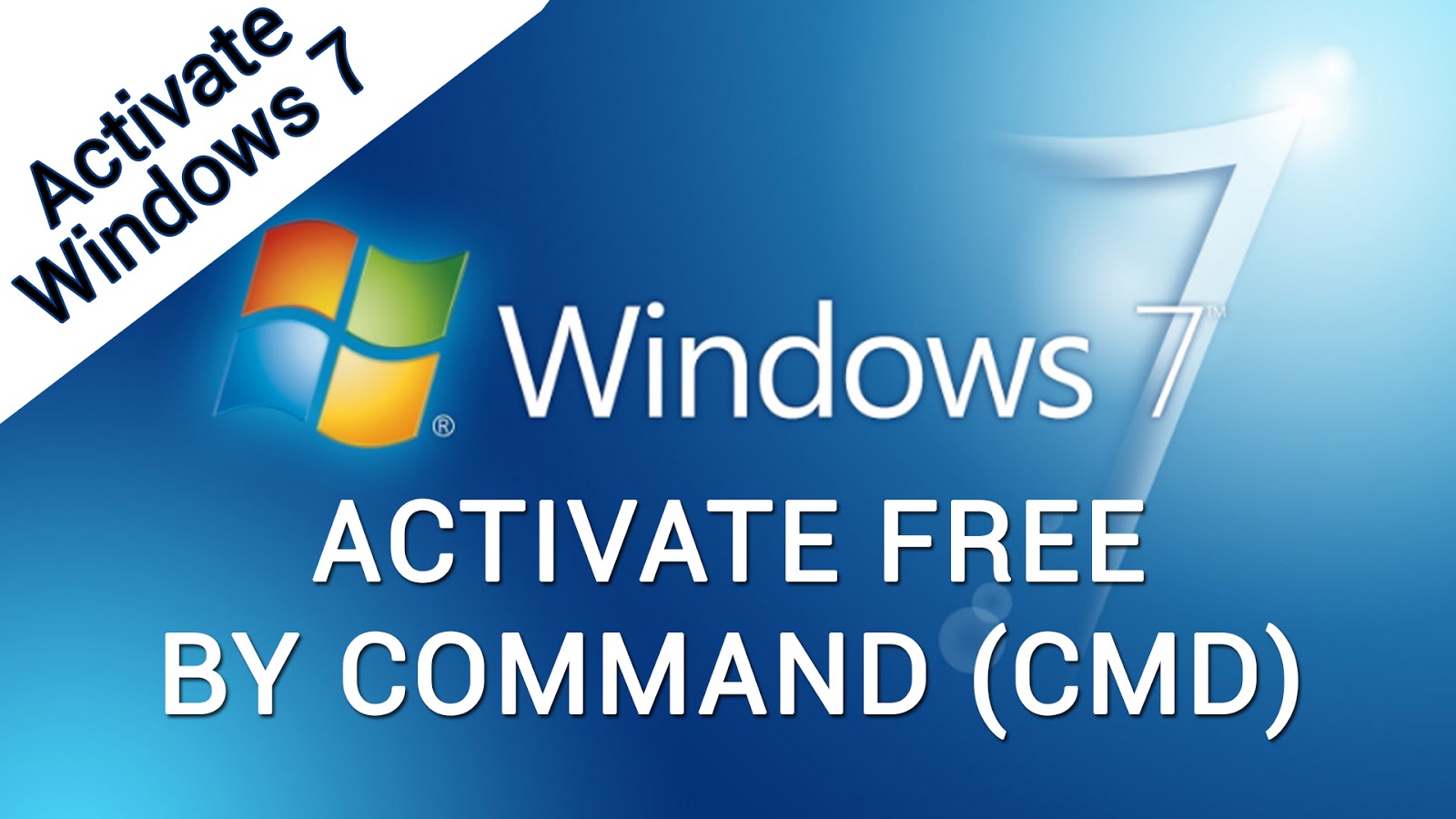 How to Activate Windows 7 Ultimate without product key Windows 7