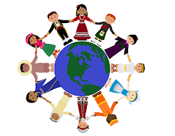 holding hands around children ocd globe clipart border graphics multicultural they chorister lesson primary plans