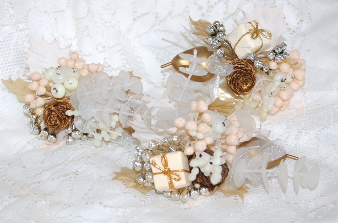 Vintage Victorian Christmas Ornaments 