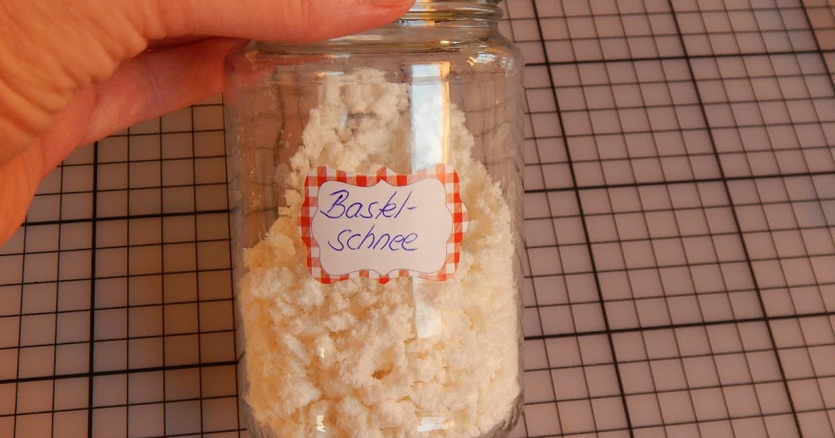 IdeenMuckla: Deko mit Schnee aus Kokosraspeln