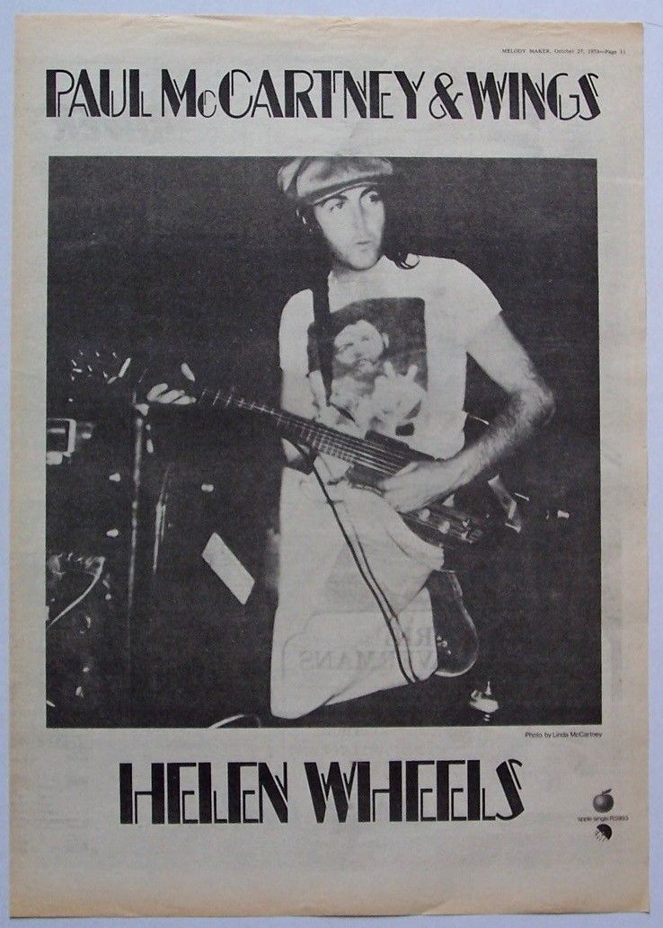 Vintage ad for "Helen Wheels"