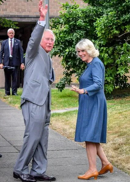 The Prince of Wales and The Duchess of Cornwall visited Gloucestershire Royal Hospital and thanked key workers