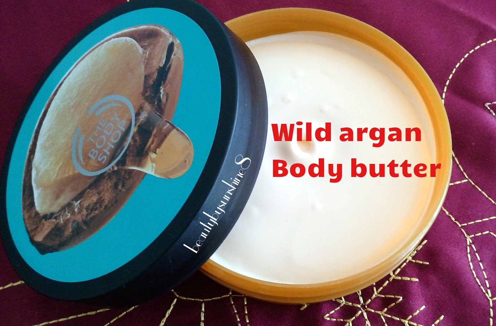 The Body shop Wild Argan Oil body butter Beautybysunshine8