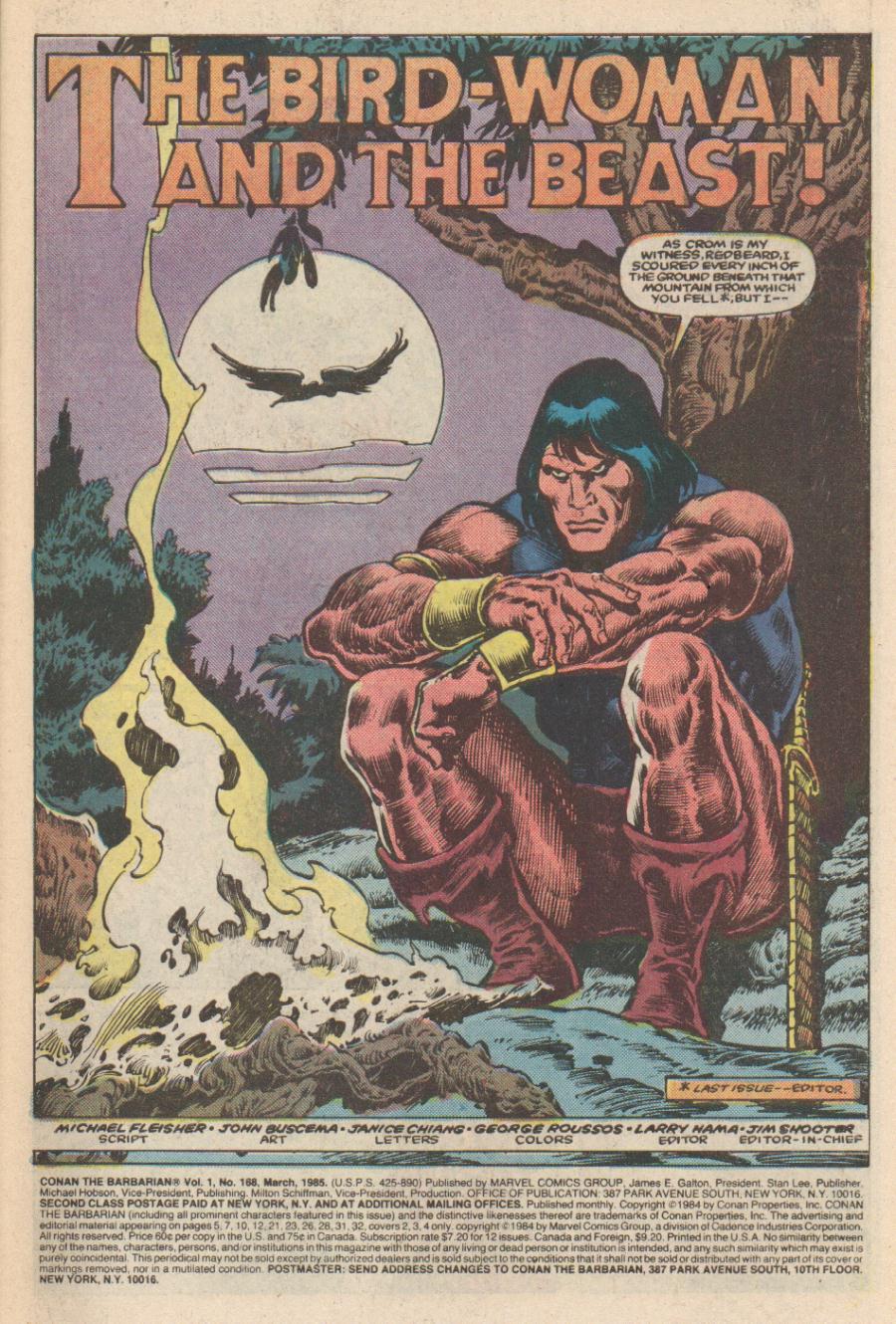 Read online Conan the Barbarian (1970) comic -  Issue #168 - 2