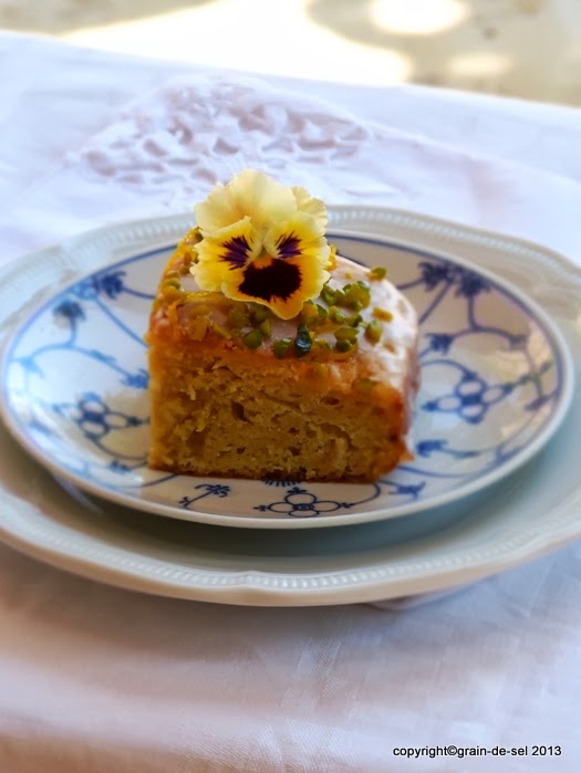 Saftig Und Frisch Bananen Quitten Kuchen Salzkorn Meine Gartenkuche