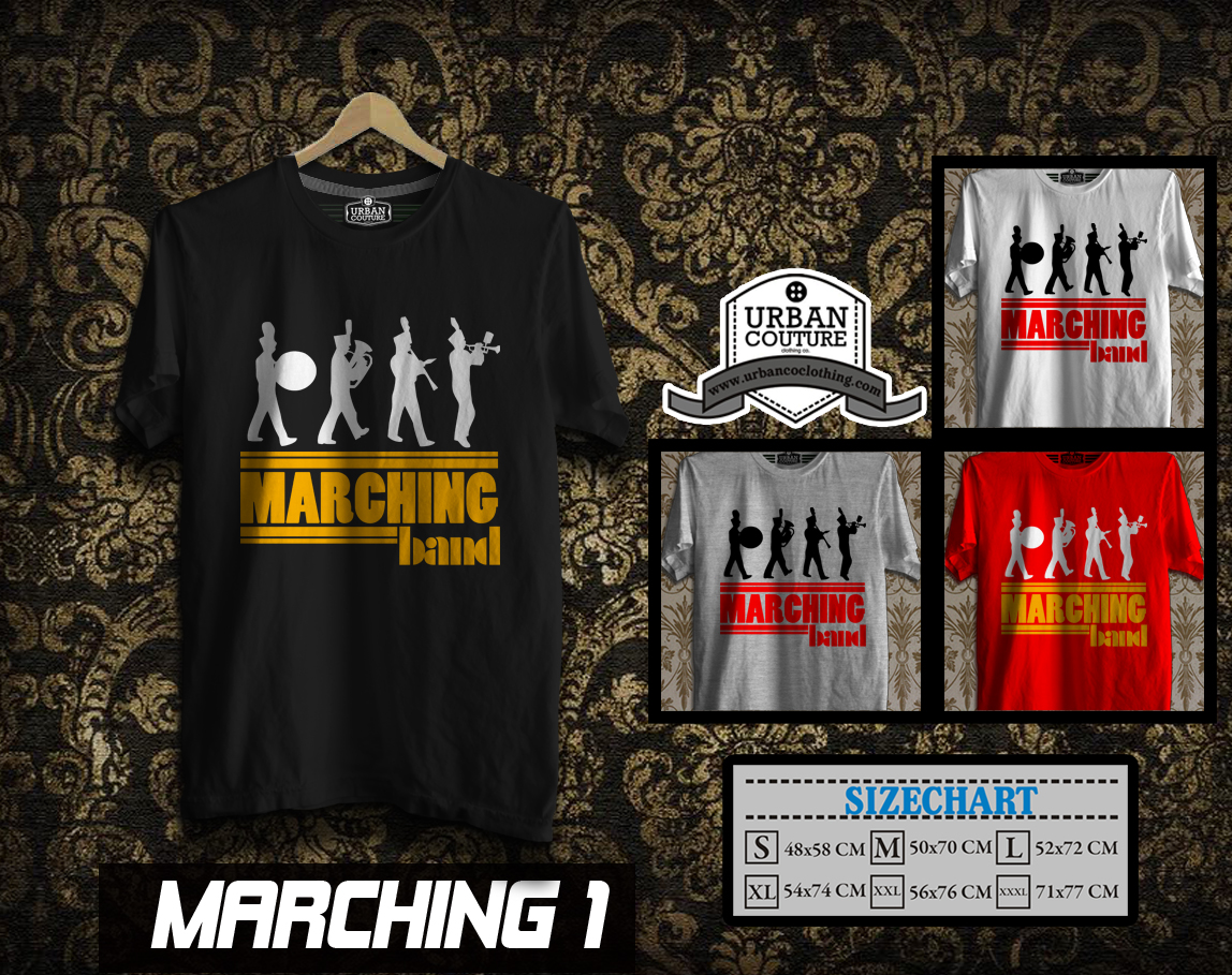 Desain Baju Kaos Marching Band Gejorasain
