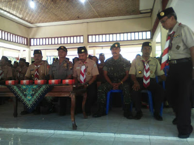 UPACARA PEMBUKAAN KEGIATAN LOMBA TINGKAT III REGU PENGGALANG SMP, MTS SE-KABUPATEN SRAGEN TAHUN 2017