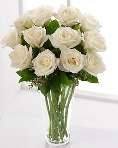 Rangkaian Bunga  Mawar  Putih  Untuk Ibu dan Istri Tercinta 