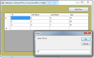 c# add row to datagridview from inputbox