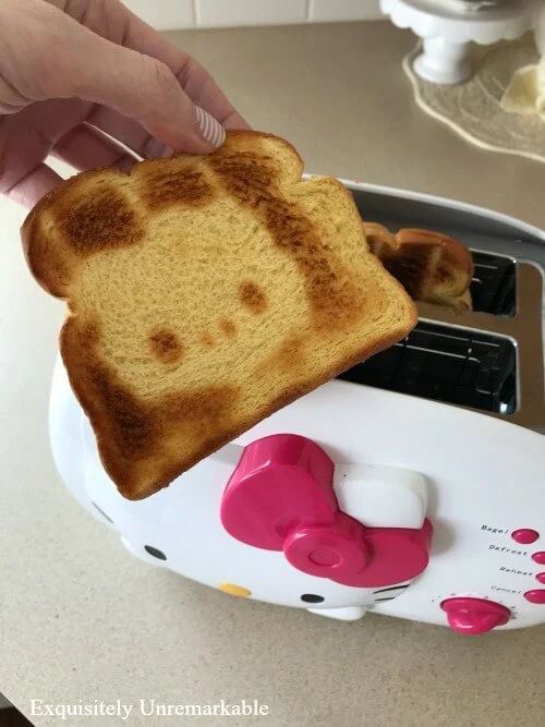 Hello Kitty Face On Your Toast