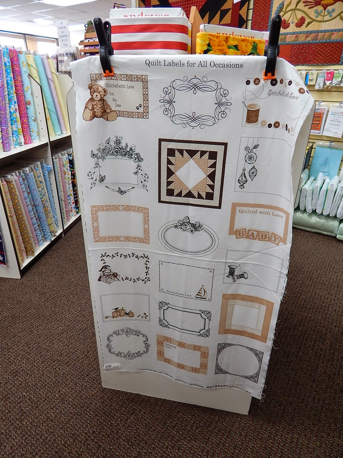 printing quilt labels on fabric