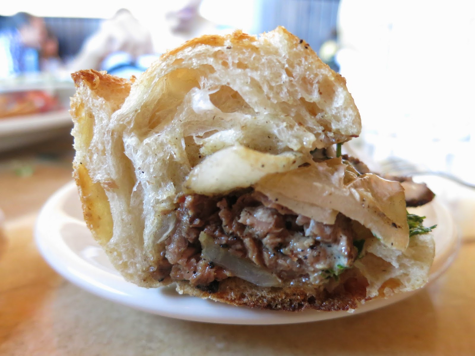 pieces of m Cheesecake Factory's Pit Beef Dip + Spinach Artichoke Dip!