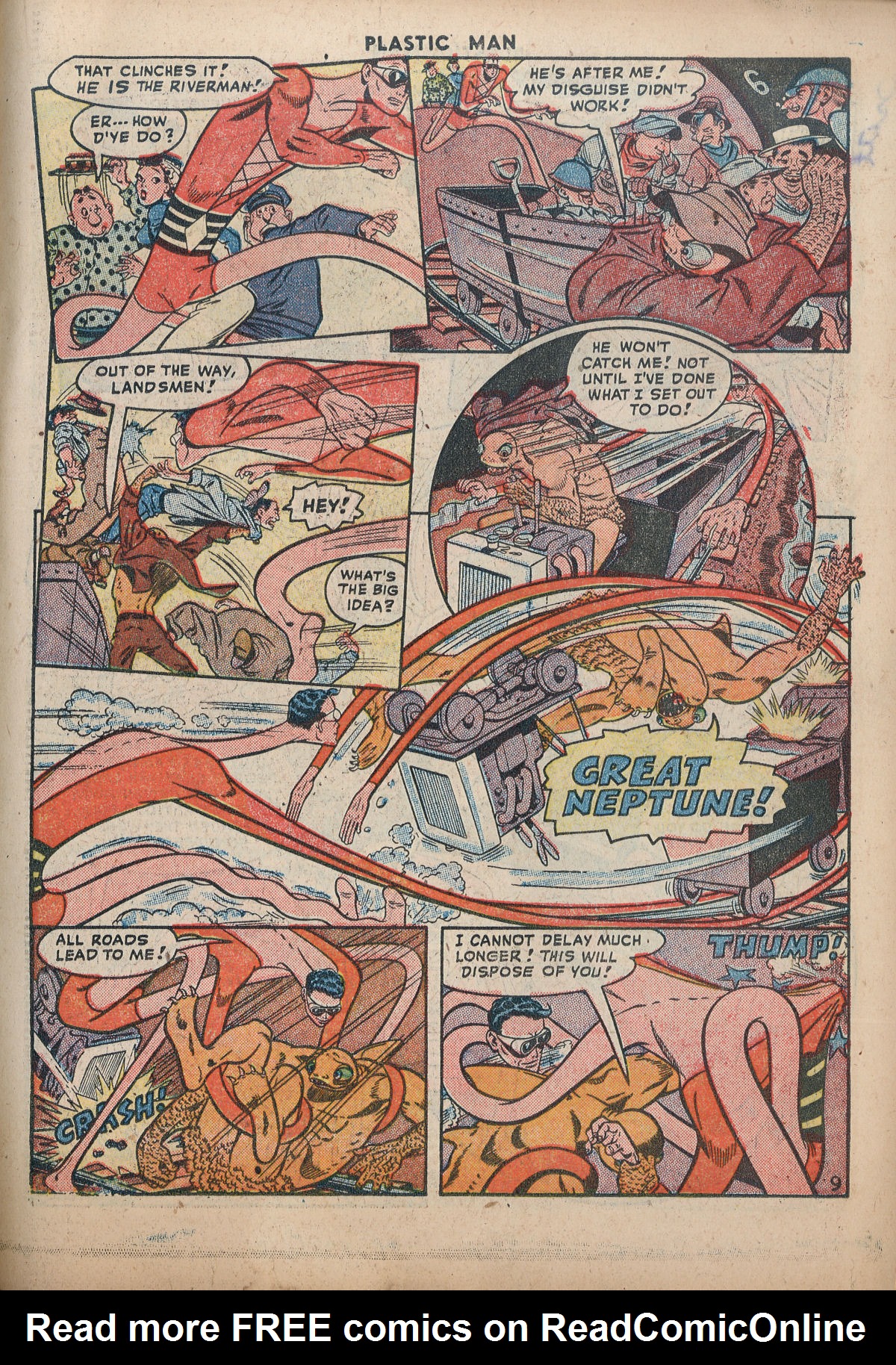 Read online Plastic Man (1943) comic -  Issue #12 - 23