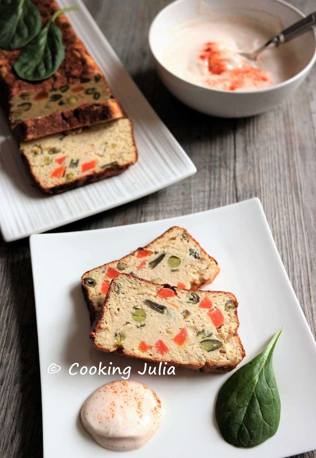 COOKING JULIA TERRINE DE THON À LA MACÉDOINE DE LÉGUMES