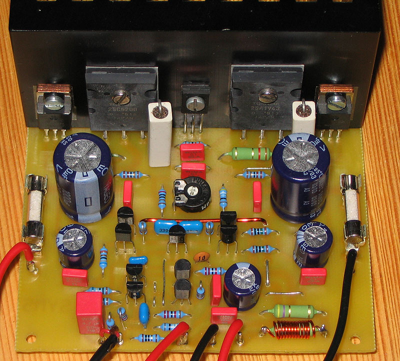 audio kit circuits: CLASS AB 100W Hi-End AUDIO AMPLIFIER CIRCUITS